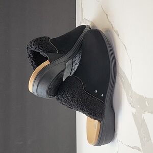 New Spenco Women's Northridge Cozy Clog Black Sz 6.5 W NIB